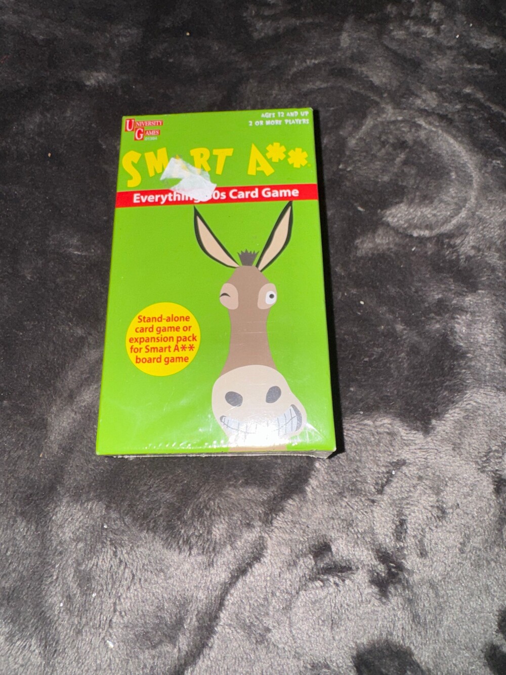 University Games Smart A** Everything 80s Card Game Stand-Alone 90 Cards